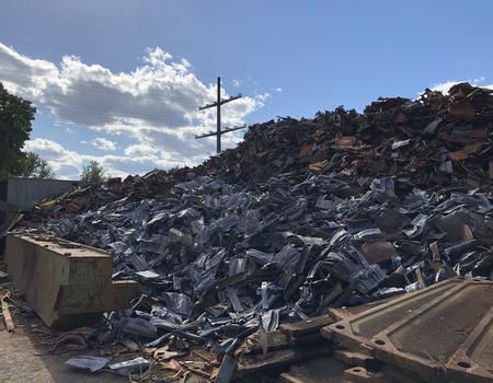 Stahlaltschrott aufbereitet