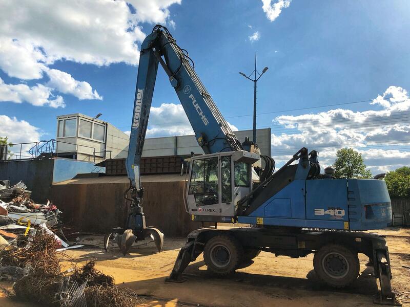 850-Tonnen Schrottschere