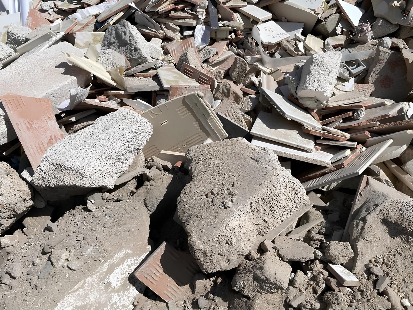 Bauschutt mit Ytong